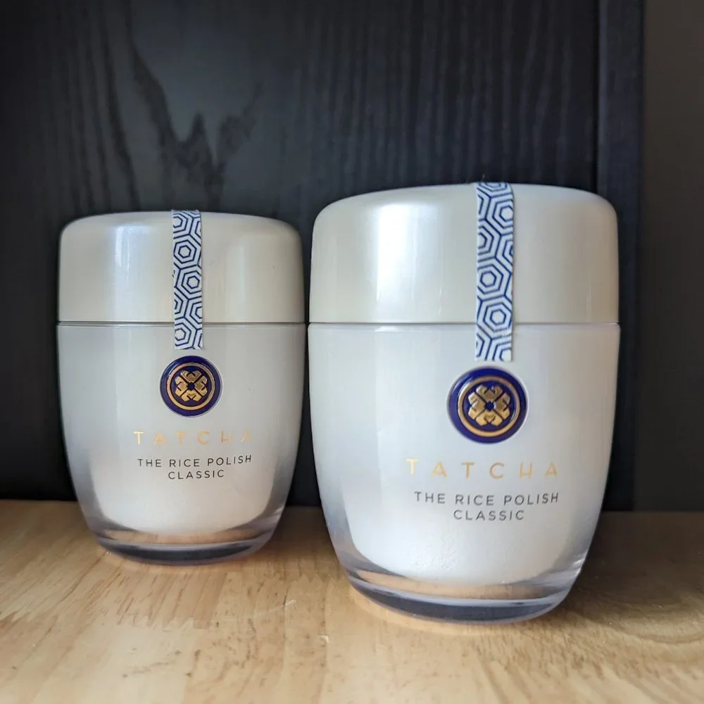 NEW - Two (2) Tatcha Rice Polish Classic - NIB - Sealed